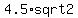 4.5%2Asqrt2%29
