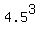 4.5%5E3
