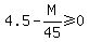 4.5-M%2F45%3E=0