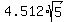 4.512%2Asqrt%285%29