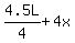 4.5L%2F4+%2B+4x