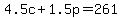 4.5c%2B1.5p=261