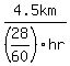 4.5km%2F%2828%2F60%29hr