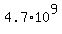 4.7%2A10%5E9