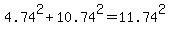 4.74%5E2%2B10.74%5E2=11.74%5E2