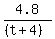 4.8%2F%28%28t%2B4%29%29