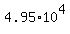 4.95%2A10%5E4
