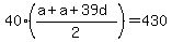 40%28%28a%2Ba%2B39d%29%2F2%29+=+430