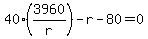 40%283960%2Fr%29-r-80=0
