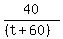 40%2F%28%28t%2B60%29%29