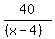 40%2F%28%28x-4%29%29