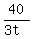 40%2F%283t%29