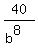 40%2F%28b%5E8%29