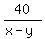40%2F%28x-y%29