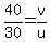 40%2F30=v%2Fu