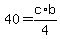 40=c%2Ab%2F4