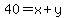40=x%2By+
