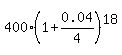 400%281%2B0.04%2F4%29%5E18