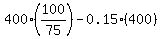 400%2A%28100%2F75%29-0.15%28400%29