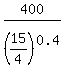 400%2F%2815%2F4%29%5E0.4