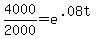 4000%2F2000+=+e%5E%28.08t%29