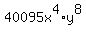 40095x%5E4%2Ay%5E8