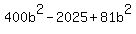 400b%5E2-2025%2B81b%5E2