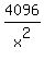 4096%2Fx%5E2