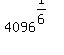 4096%5E%281%2F6%29
