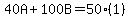 40A%2B100B=50%281%29