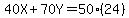 40X%2B70Y=50%2824%29