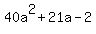 40a%5E2%2B21a-2