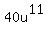 40u%5E11