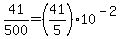 41%2F500=%2841%2F5%29%2A10%5E%28-2%29