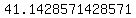 41.1428571428571