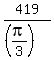 419%2F%28%28pi%2F3%29%29