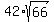 42%2Asqrt%2866%29
