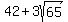 42%2B3sqrt%2865%29