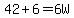 42%2B6=6W
