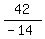 42%2F%28-14%29
