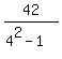 42%2F%284%5E2-1%29