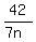 42%2F%287n%29