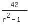 42%2F%28r%5E2-1%29