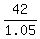 42%2F1.05