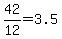 \"42%2F12=3.5\"