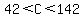 42%3CC%3C142