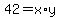 42=x%2Ay