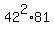 42%5E2%2A81