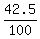 42.5%2F100