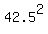 42.5%5E2